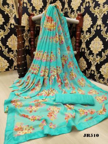 D.NO. JR510 BY SAGAR IMPEX PRINTED SAREE WHOLESALER IN SURAT